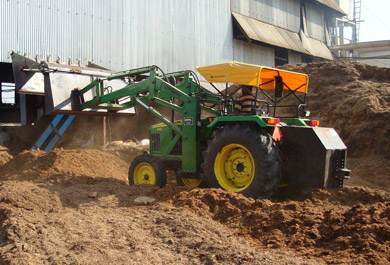 bagasse loader