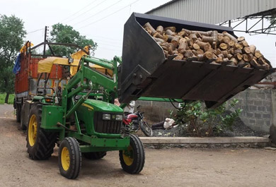 biomass briquette loaders